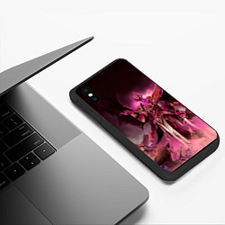 Чехол iPhone XS Max матовый Демон-Примарх Фулгрим, цвет: 3D-черный — фото 2