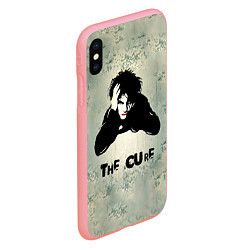 Чехол iPhone XS Max матовый Роберт Смит - The Cure, цвет: 3D-баблгам — фото 2