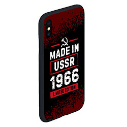 Чехол iPhone XS Max матовый Made in USSR 1966 - limited edition, цвет: 3D-черный — фото 2