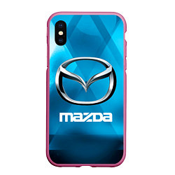 Чехол iPhone XS Max матовый Mazda - sport - абстракция