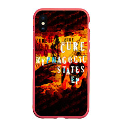 Чехол iPhone XS Max матовый Hypnagogic States - The Cure, цвет: 3D-красный