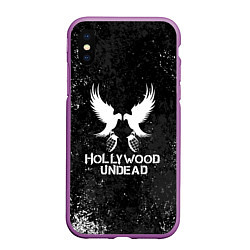 Чехол iPhone XS Max матовый Hollywood Undead - Hu