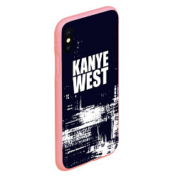 Чехол iPhone XS Max матовый Kanye west - краска, цвет: 3D-баблгам — фото 2