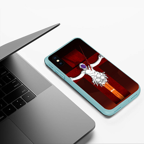 Чехол iPhone XS Max матовый Evangelion Lilith / 3D-Мятный – фото 3