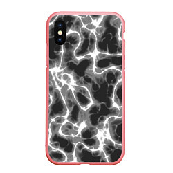 Чехол iPhone XS Max матовый Дымные корни, цвет: 3D-баблгам