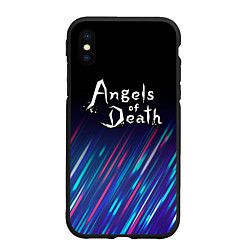 Чехол iPhone XS Max матовый Angels of Death stream