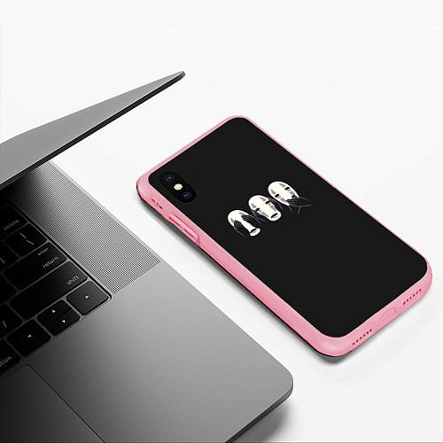 Чехол iPhone XS Max матовый Каонаси-Безликий / 3D-Баблгам – фото 3
