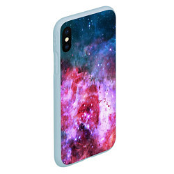 Чехол iPhone XS Max матовый Астрономия - вселенная, цвет: 3D-голубой — фото 2
