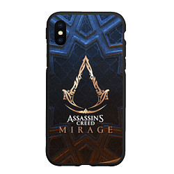 Чехол iPhone XS Max матовый Assassins creed mirage logo