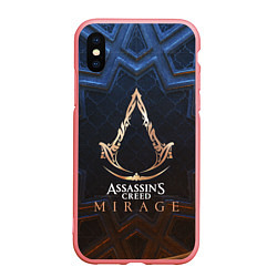 Чехол iPhone XS Max матовый Assassins creed mirage logo, цвет: 3D-баблгам