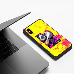 Чехол iPhone XS Max матовый Опасная Люси, цвет: 3D-черный — фото 2