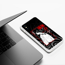 Чехол iPhone XS Max матовый Кейске Баджи - Токийские мстители, цвет: 3D-белый — фото 2