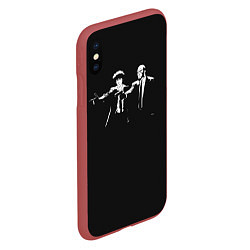 Чехол iPhone XS Max матовый Cowboy bebop, цвет: 3D-красный — фото 2