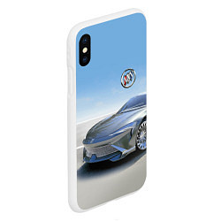 Чехол iPhone XS Max матовый Buick concept в пустыне, цвет: 3D-белый — фото 2