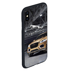 Чехол iPhone XS Max матовый Jaguar - зачётное точило!, цвет: 3D-черный — фото 2