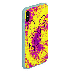 Чехол iPhone XS Max матовый RIP Bunny, цвет: 3D-мятный — фото 2