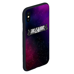 Чехол iPhone XS Max матовый Bleach gradient space, цвет: 3D-черный — фото 2