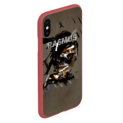 Чехол iPhone XS Max матовый The Rasmus - альбом The Rasmus, цвет: 3D-красный — фото 2