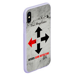 Чехол iPhone XS Max матовый Outsider Album Inspirations - Three Days Grace, цвет: 3D-светло-сиреневый — фото 2