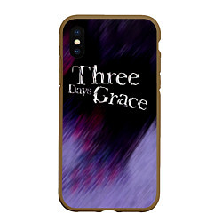 Чехол iPhone XS Max матовый Three Days Grace lilac