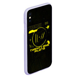 Чехол iPhone XS Max матовый Twenty One Pilots Trench, цвет: 3D-светло-сиреневый — фото 2