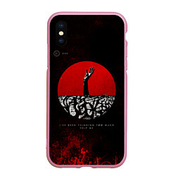 Чехол iPhone XS Max матовый Ride - Twenty One Pilots, цвет: 3D-розовый