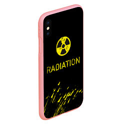 Чехол iPhone XS Max матовый Radiation - радиационная опасность, цвет: 3D-баблгам — фото 2