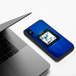 Чехол iPhone XS Max матовый Декаданс - Агата Кристи, цвет: 3D-черный — фото 2