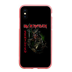 Чехол iPhone XS Max матовый Iron Maiden Senjutsu samurai, цвет: 3D-баблгам