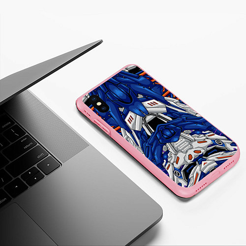 Чехол iPhone XS Max матовый Инопланетный костюм / 3D-Баблгам – фото 3