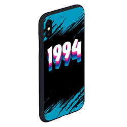 Чехол iPhone XS Max матовый Made in 1994: vintage art, цвет: 3D-черный — фото 2