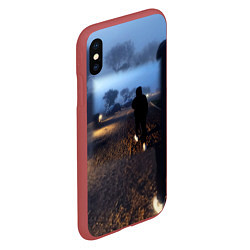 Чехол iPhone XS Max матовый Фараон филармония альбом, цвет: 3D-красный — фото 2