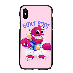 Чехол iPhone XS Max матовый Project Playtime Boxy Boo, цвет: 3D-черный