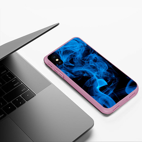 Чехол iPhone XS Max матовый Neon neiro / 3D-Розовый – фото 3