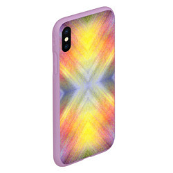 Чехол iPhone XS Max матовый В светлый путь, цвет: 3D-сиреневый — фото 2