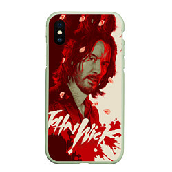 Чехол iPhone XS Max матовый John wick osaka, цвет: 3D-салатовый