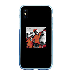 Чехол iPhone XS Max матовый Obladaet, Jeembo - Hella players, цвет: 3D-голубой