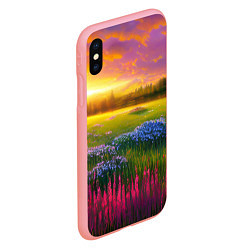 Чехол iPhone XS Max матовый Летний закат, цвет: 3D-баблгам — фото 2