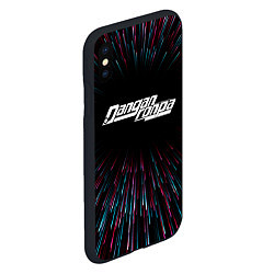 Чехол iPhone XS Max матовый Danganronpa infinity, цвет: 3D-черный — фото 2