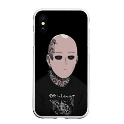 Чехол iPhone XS Max матовый Saitama - Slipknot