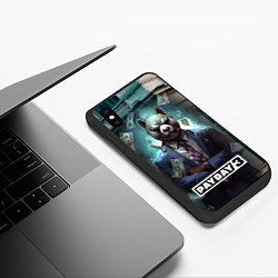 Чехол iPhone XS Max матовый Payday 3 bear, цвет: 3D-черный — фото 2