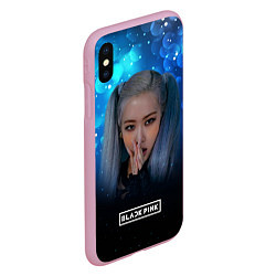 Чехол iPhone XS Max матовый Blackpink the Rose, цвет: 3D-розовый — фото 2