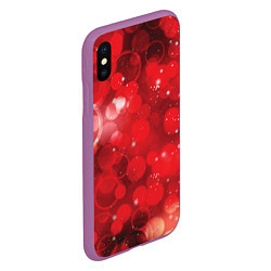 Чехол iPhone XS Max матовый Red fantasy, цвет: 3D-фиолетовый — фото 2