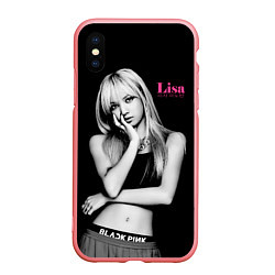 Чехол iPhone XS Max матовый Lisa Manoban Blackpink, цвет: 3D-баблгам