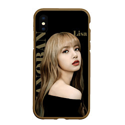 Чехол iPhone XS Max матовый Lisa Manoban, цвет: 3D-коричневый