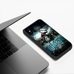 Чехол iPhone XS Max матовый Ария Через все времена, цвет: 3D-черный — фото 2