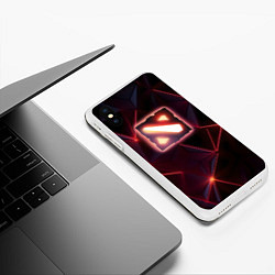 Чехол iPhone XS Max матовый Dota 2 Lightning, цвет: 3D-белый — фото 2