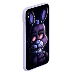 Чехол iPhone XS Max матовый Five Nights at Freddys Bonnie, цвет: 3D-светло-сиреневый — фото 2