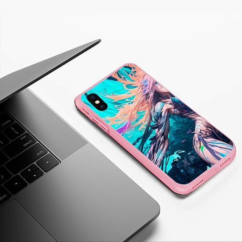 Чехол iPhone XS Max матовый Лига стихий / 3D-Баблгам – фото 3