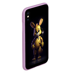 Чехол iPhone XS Max матовый Spring Bonnie Five Nights at Freddys, цвет: 3D-сиреневый — фото 2